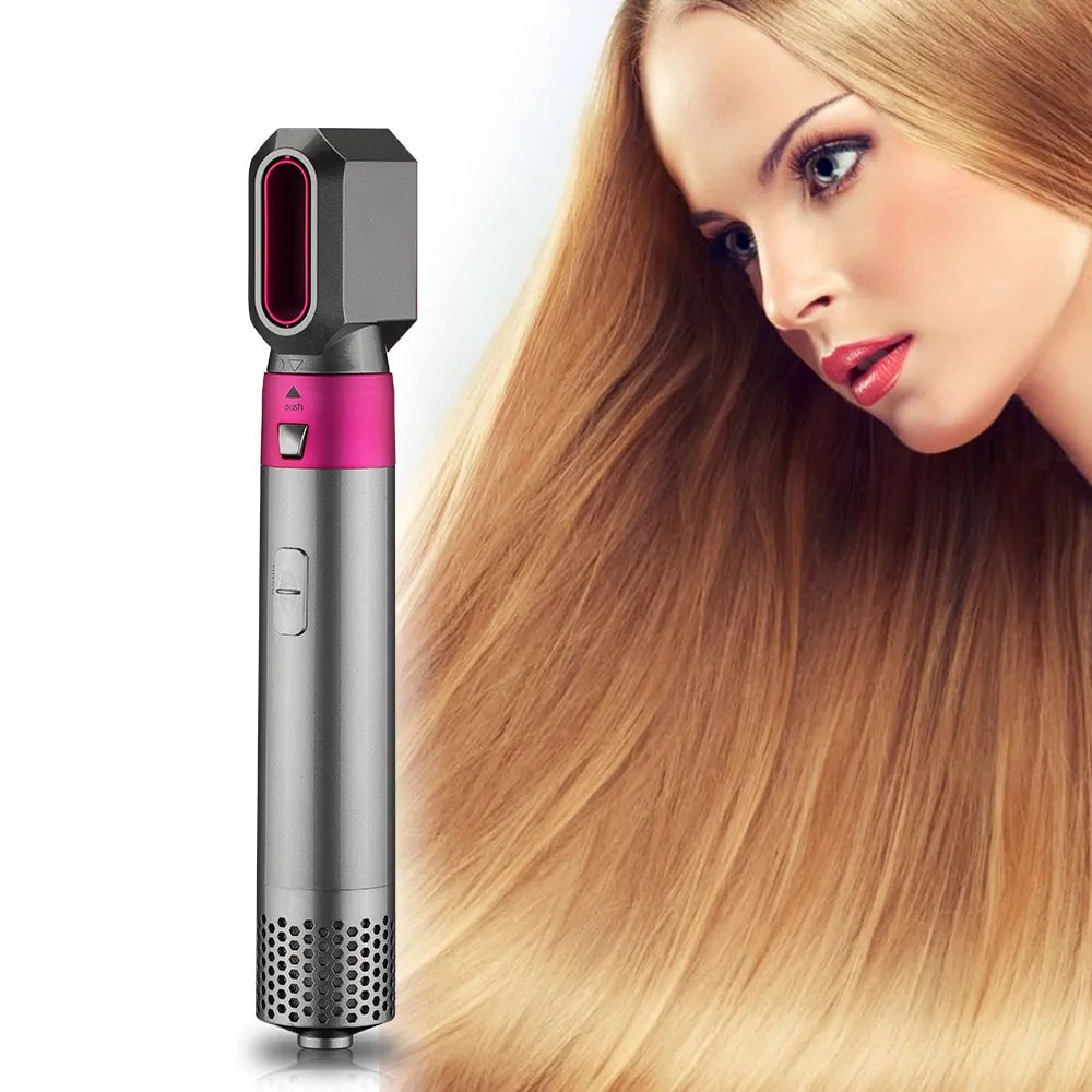 Professional 5-in-1 Hot Air Brush: Electric Hair Styling Tool Set